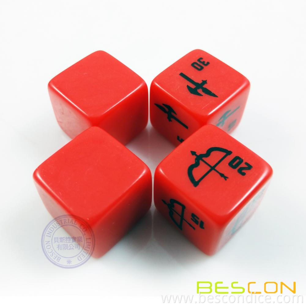 16mm Colorful Custom Printing Dice Cube 16mm Colorful Custom Printing Dice Cube